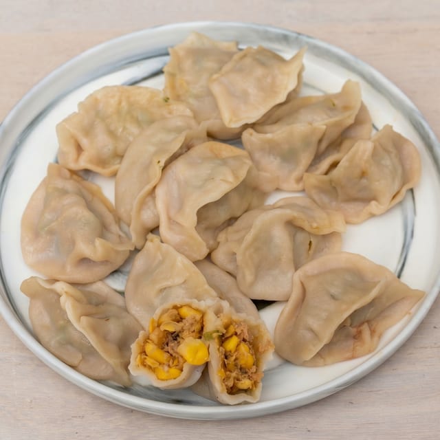 Chicken & Corn Dumplings.