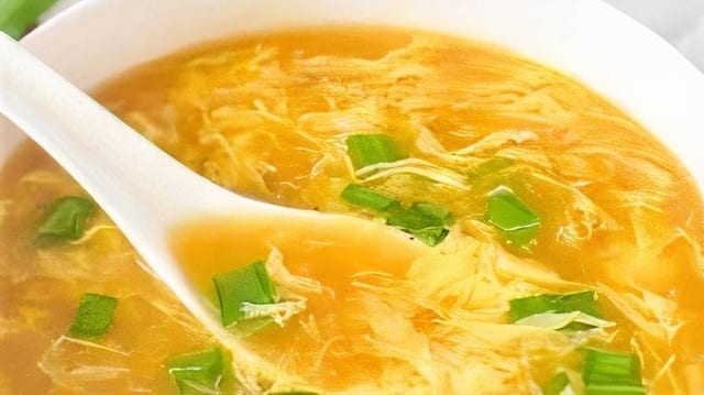 Tomato Egg Drop Soup.
