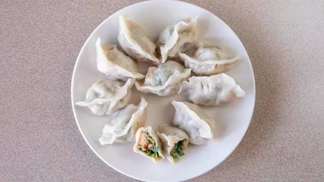 Pork & Chive Dumplings.
